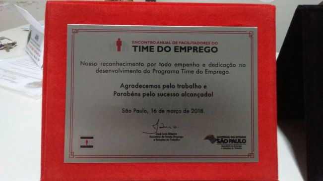 Homenagem da Secretaria do Emprego e Relações do Trabalho - SERT - Parabéns Alvinlândia!!!!!!!