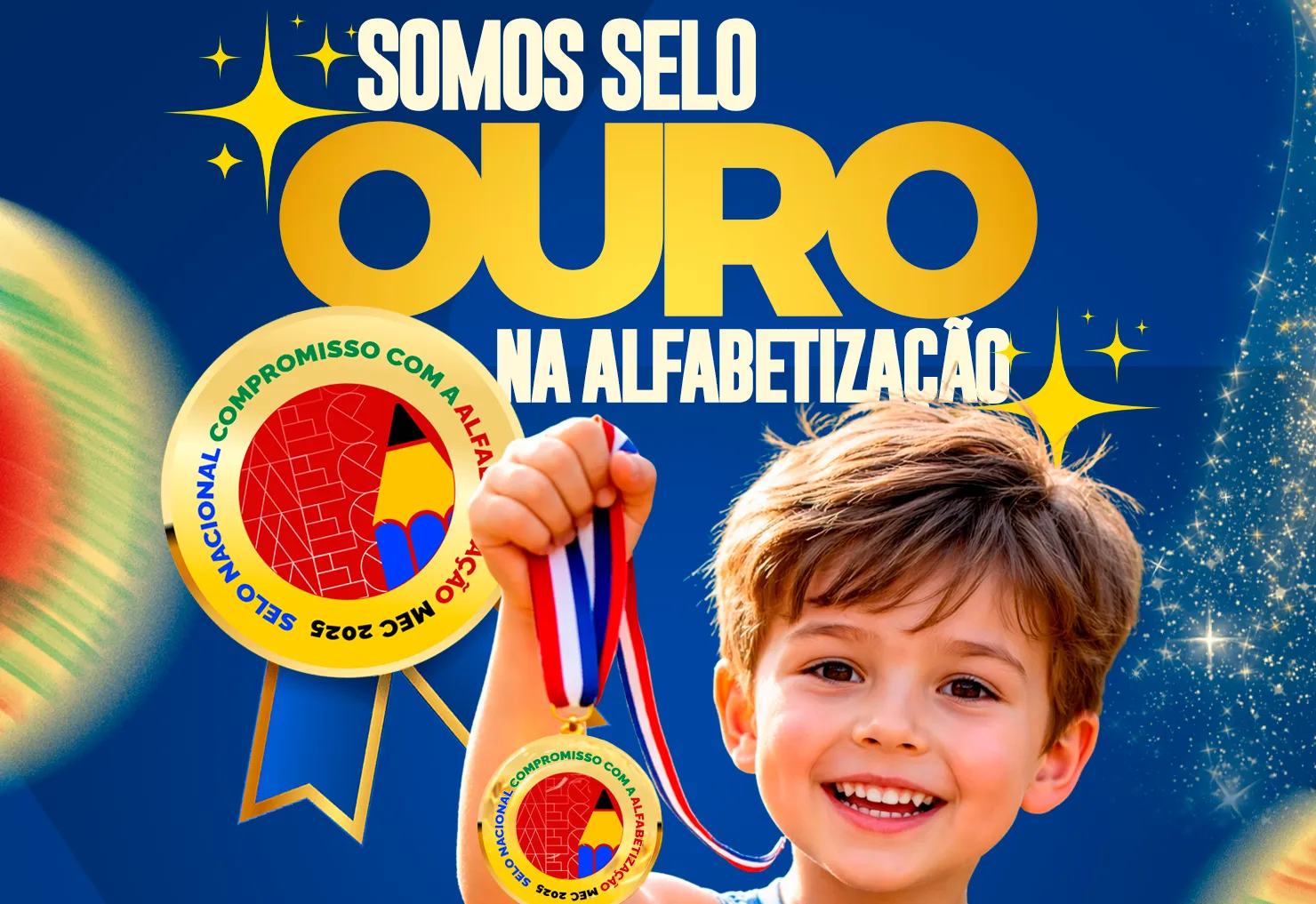 Alvinlândia Reconhecida como SELO OURO na ALFABETIZAÇÃO 2025