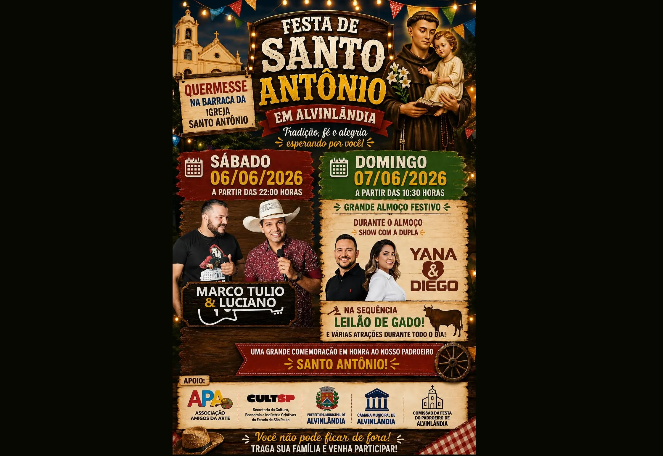 FESTA de SANTO ANTÔNIO 2026