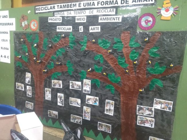 EXPOSIÇÃO MEIO AMBIENTE NAS ESCOLAS MUNICIPAIS DE ALVINLÂNDIA