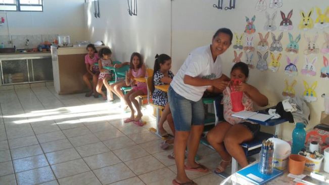Entrega de ovos de Páscoa dos projetos da Secretaria Municipal de Promoção Social